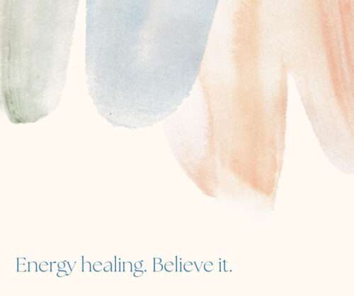 Energy healing. Believe it