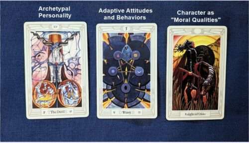 Personality, Adaptive Behavior and Character in Three Cards